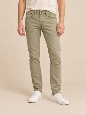 Levi's 512 Jeans Mens 28x32 Olive Khaki Slim Tapered Leg Denim Pants